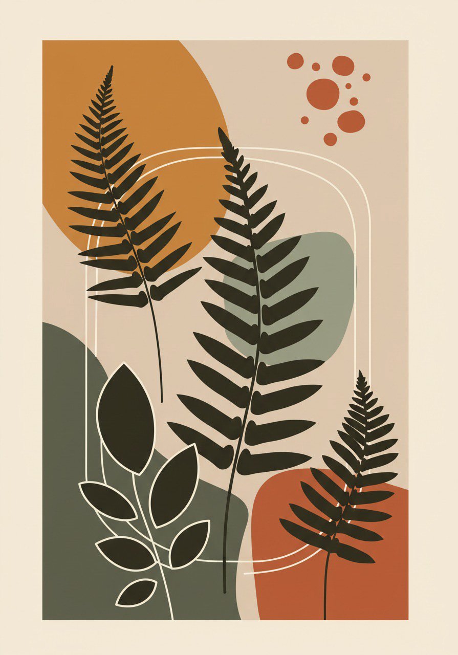Earthy Ferns